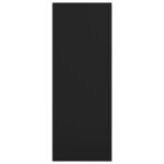 vidaXL Table console noir 105x30x80 cm bois d'ingénierie