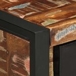 vidaXL Tables de chevet 2 Pièces multicolore bois massif de manguier brut