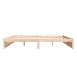 vidaXL Cadre de lit Bois massif 200x200 cm