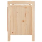 vidaXL Banc d'entrée 80x40x60 cm Bois de pin massif