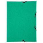 Chemise À Élastique Sans Rabat Carte Lustrée 350gm2 - A4 - Vert - X 50 - Exacompta