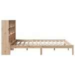 vidaXL Lit bibliothèque sans matelas 180x200 cm bois massif de pin