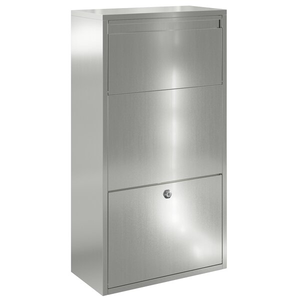 vidaXL Boîte à colis 44x22x82 cm Acier galvanisé