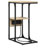 vidaXL Cabinet de chevet avec tiroir Chêne sonoma 41.5 x 26 x 60.5 cm