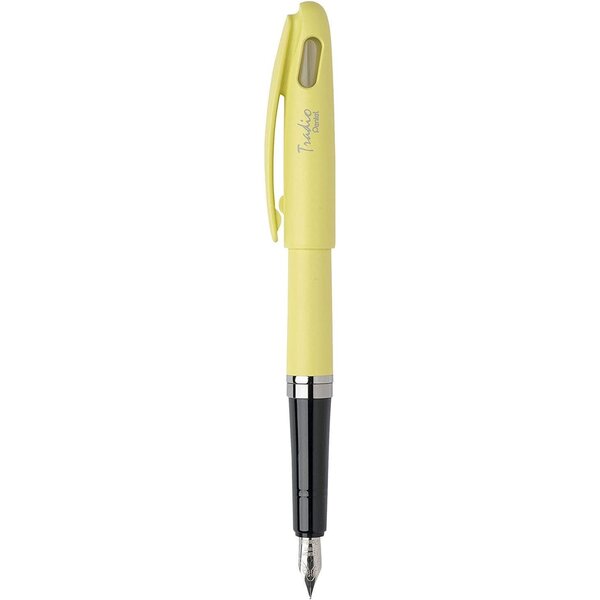 Stylo plume Tradio Corps Pastel Mimosa Encre Bleue x 12 PENTEL