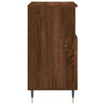 vidaXL Buffets 2 Pièces chêne marron bois d'ingénierie