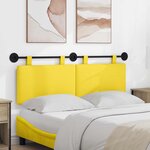vidaXL Tête de lit suspendue Tissu en velours côtelé