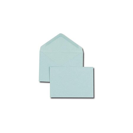 Lot de 500 Enveloppes administratives, C6, 114 x 162 mm, bleu