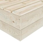 vidaXL Salon de jardin palette 6 Pièces avec coussins bois d'épicéa