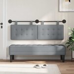 vidaXL Tête de lit suspendue Tissu