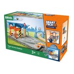 Brio World Station de services Smart Tech Sound - Accessoire STEM pour circuit de train en bois - Ravensburger - Des 3 ans - 33975