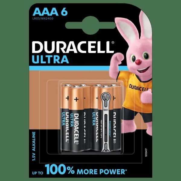 DURACELL Piles Ultra Power AAA X6