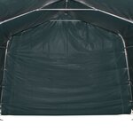 Vidaxl tente amovible pour bétail pvc 550 g/m² 3 3 x 3 2 m vert foncé