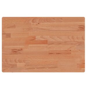 vidaXL Dessus de table 60x40x1 5 cm rectangulaire bois massif de hêtre