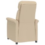 vidaXL Fauteuil Relax Crème