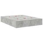 Lit de rangement vidaXL Gris béton 140x190 cm