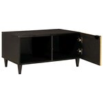 vidaXL Table basse Noir et or 80 x 50 x 40 cm