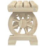 vidaXL Banc de jardin 115 cm bois de sapin massif
