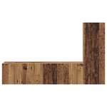 vidaXL Ensemble meuble TV 3 Pièces Bois ancien 60 x 30 x 30 cm
