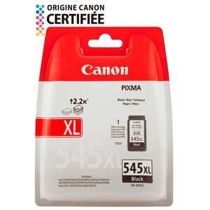 CANON PG-545XL Black XL Ink BLI PG-545XL.artouche d encre noir haute capacite 15ml 400 pages 1-pack blister avec alarme