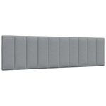 vidaXL Cadre de lit sans matelas gris clair 180x200 cm tissu
