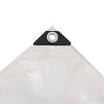 vidaXL Bâche 650 g / m² 3 x 4 m Blanc