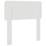 vidaXL Tête de lit Blanc Brillant 90 cm Bois d'ingénierie