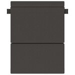 vidaXL Canapé-lit pliable Gris foncé 152 x 86 5 x 60 cm Tissu