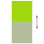 vidaXL Store enrouleur occultant largeur du tissu 65 7 cm polyester