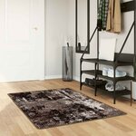 vidaXL Coureur de Tapis MARSA Noir 100 x 200 cm Polyester et PVC