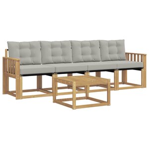 vidaXL Ensemble de canapés d'extérieur 5 pc