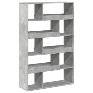 vidaXL Cloison de séparation gris béton bois d'ingénierie
