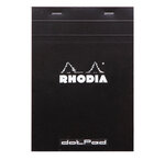 dotPad BLACK N°16 14,8x21cm 80F agrafées 80g | matrice points 5mm RHODIA