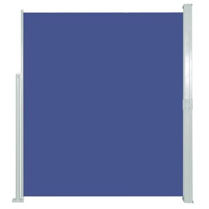 vidaXL Auvent latéral rétractable 160 x 500 cm Bleu