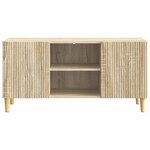 vidaXL Meuble TV 102 x 34 5 x 50 cm Chêne Sonoma Bois d'ingénierie