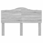 vidaXL Tête de lit Gris Sonoma 150 cm Bois d'ingénierie