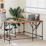 vidaXL Bureau Bois Ancien 149 x 149 x 75 cm Bois d'ingénierie