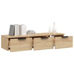 vidaXL Armoire murale Chêne sonoma 102x30x20 cm Bois d'ingénierie