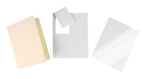 Carte double shaker pour cartes à paillettes Rectangle 10 x 14 cm