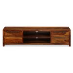 vidaXL Meuble TV Bois massif 120x30x30 cm