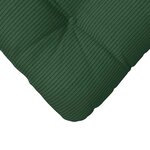 vidaXL Coussins de siège 4 Pièces Vert foncé 45 x 45 cm