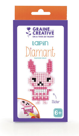 Kit diamond mosaic Sticker Lapin