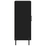 vidaXL Buffet Noir 34 5x34x90 cm Bois d'ingénierie