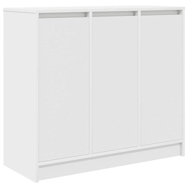 vidaXL Buffet blanc 85x34x76 cm bois d’ingénierie