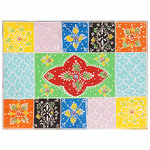 vidaXL Cabinet de chevet avec tiroir Multicolore 40 x 30 x 40 cm