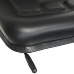 Vidaxl siège de tracteur universel noir