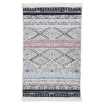 vidaXL Tapis Rose et aqua 160x230 cm Coton