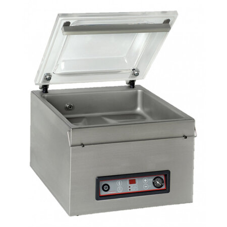 Machine sous vide 1 barre de soudure double - l2g -  - acier inoxydable525 480x430mm