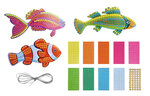 Kit créatif enfant Mosaïque poissons 2D