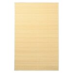 vidaXL Tapis en bambou 100x160 cm Naturel